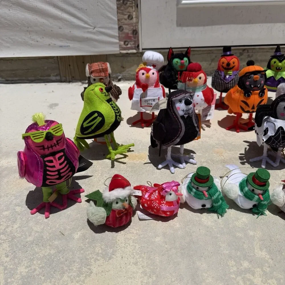 Large Lot Target Featherly Friends Birds Spring Easter Halloween Fall Christmas